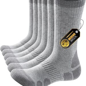 PULIOU Wandersocken Merinosocken Herren Damen Outdoor & Trekkings...