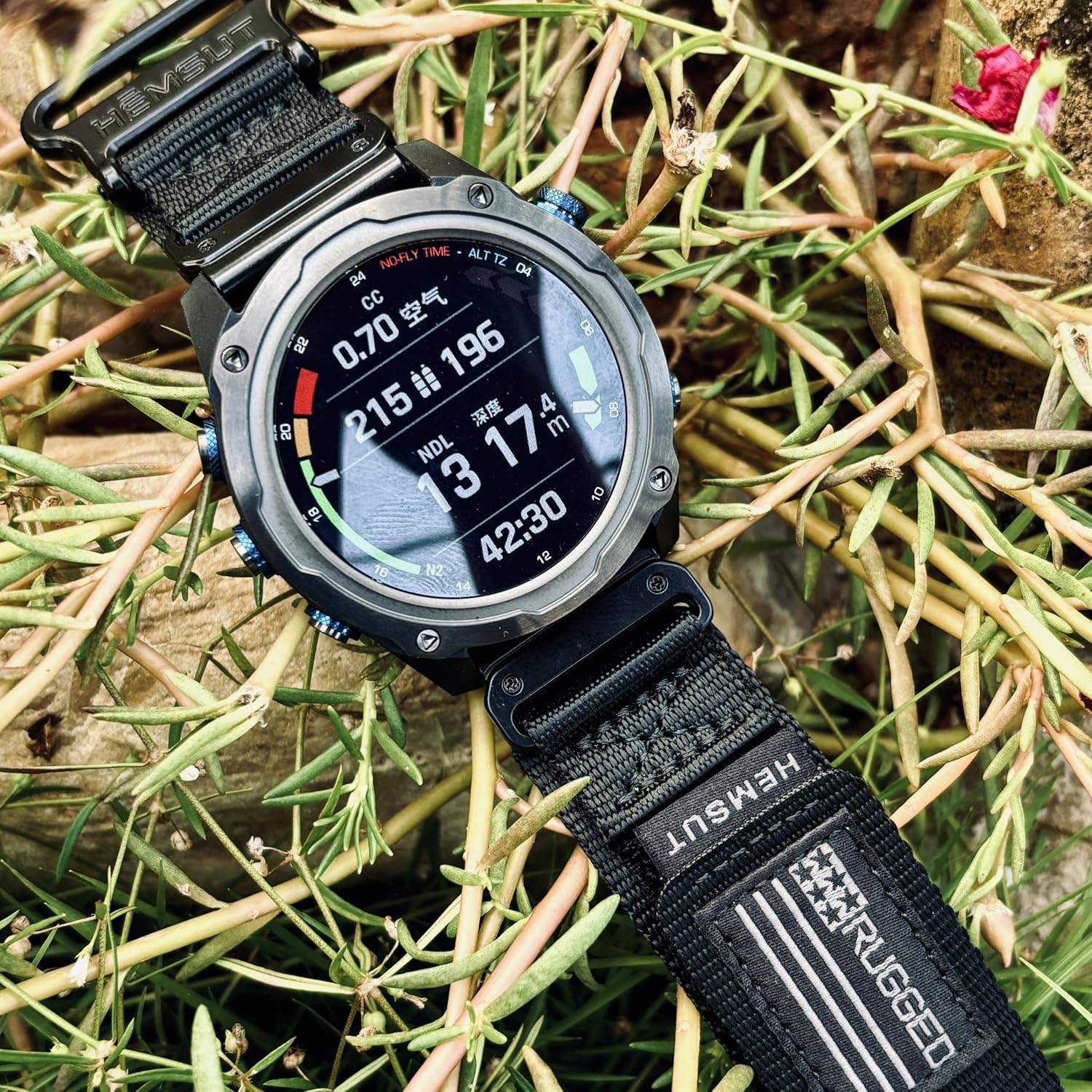 Uhrenarmband für Garmin, super robustes Ersatz-Nylon-Sportarmband für fēnix / Forerunner / Vivoactive / Approach / MARQ / quatix / D2-Serie, für Herren – Bild 3