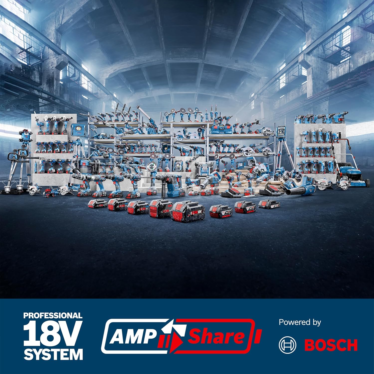 Bosch Professional 18V-System-Akku-Kombi-Set: GSB 18V-45 + GBH 18V-22 + GWS 18V-8 (einschließlich 3x GBA 4,0 Ah, GAL 18V-40, Werkzeugtasche) – exklusiv bei Amazon – Bild 2