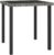 VIDAXL – Garten-Esstisch Grau 70 x 70 x 73 cm Poly Rattan
