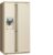Smeg sbs8003po Side-by-Side-Kühlschrank – Kühlschrank Side-by-Side (unabhängig, cremefarben, amerikanische Tür, LCD, NT, Hand)