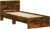 vidaXL Bettgestell mit Kopfteil Räuchereiche 90 x 190 cm Holzmaterial