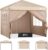 Sekey Premium Serie | Pop Up Faltpavillon 3×3 mit 4 Seitenwänden