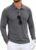 Runcati Herren Langarm Poloshirts Golfshirt Casual Tops