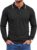 Runcati Herren-Poloshirts mit langen Ärmeln, einfarbig, leichte Oberteile