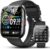 2026 Smartwatch Herren Damen 1,85 Zoll HD Touchscreen Smartwatch mit Telefonfunktion, 112+ Sportmodi Fitness-Tracker, IP68 wasserdichte Sportuhr mit Herzfrequenzmesser Schrittzähler für iOS Android