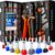 SOMELINE Sechskant-Crimpwerkzeug-Set, 21 Typen [0.25-10 mm²] Aderendhülsen-Set, selbsteinstellende Sechskant-Aderendhülsenzange – Crimpzange – Crimpzange – Crimpzange