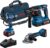 Bosch Professional 18V-System-Akku-Kombi-Set: GSB 18V-45 + GBH 18V-22 + GWS 18V-8 (einschließlich 3x GBA 4,0 Ah, GAL 18V-40, Werkzeugtasche) – exklusiv bei Amazon